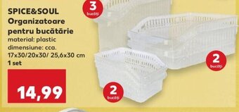 Kaufland SPICE&SOUL Organizatoare pentru bucătărie Ofertă