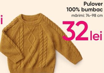 Pepco Pulover 100% bumbac mărimi: 74-98 cm Ofertă