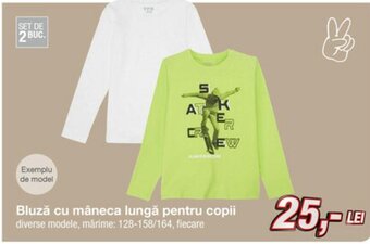 Kik Bluză cu mâneca lungă pentru copii Ofertă