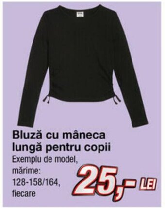 Kik Bluză cu mâneca lungă pentru copii Ofertă