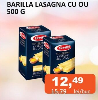 Unicarm BARILLA LASAGNA CU OU 500 G Ofertă