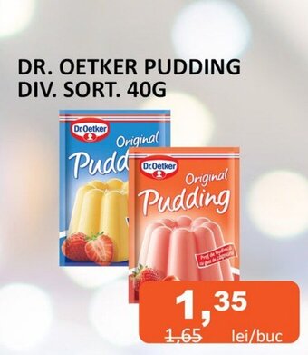Unicarm DR. OETKER PUDDING DIV. SORT. 40G Ofertă