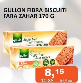 Unicarm GULLON FIBRA BISCUITI FARA ZAHAR 170 G Ofertă