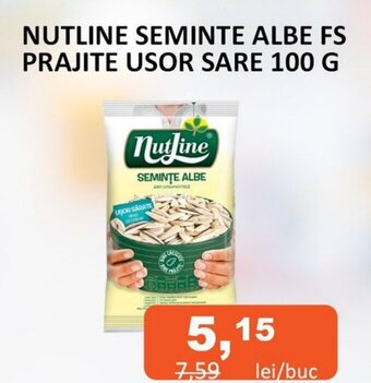 Unicarm NUTLINE SEMINTE ALBE FS PRAJITE USOR SARE 100 G Ofertă