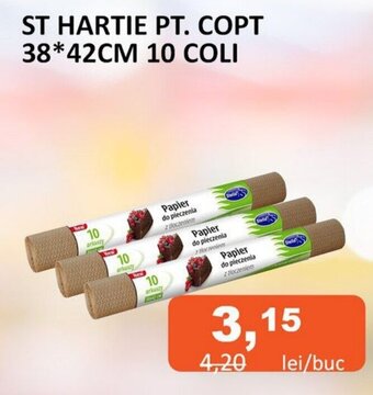 Unicarm ST HARTIE PT. COPT 38*42CM 10 COLI Ofertă