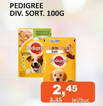 Unicarm PEDIGREE DIV. SORT. 100G Ofertă