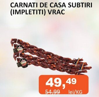 Unicarm CARNATI DE CASA SUBTIRI (IMPLETITI) VRAC Ofertă