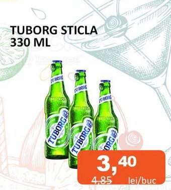 TUBORG STICLA 330 ML