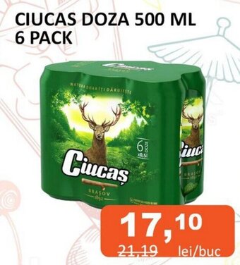 Unicarm CIUCAS DOZA 500 ML 6 PACK Ofertă