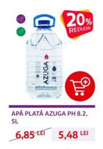 APĂ PLATĂ AZUGA PH 8.2,