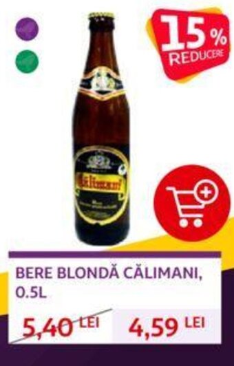 Auchan BERE BLONDĂ CĂLIMANI, 0.5L Ofertă