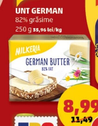 Penny UNT GERMAN 82% grăsime Ofertă