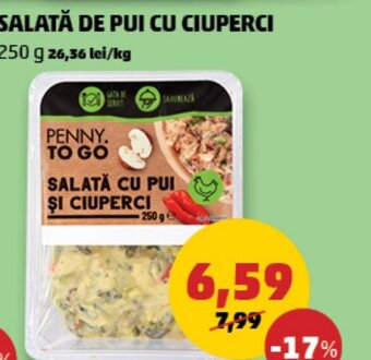 Penny SALATĂ DE PUI CU CIUPERCI Ofertă
