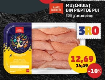Penny MUŞCHIULET BOIERESC DIN PIEPT DE PUI Ofertă