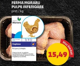 Penny FERMA MORARU PULPE INFERIOARE pret/kg Ofertă