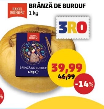 Penny BRÂNZĂ DE BURDUF 1 kg e Ofertă