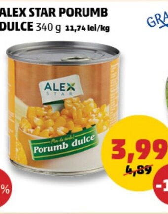 ALEX STAR PORUMB DULCE 340 g