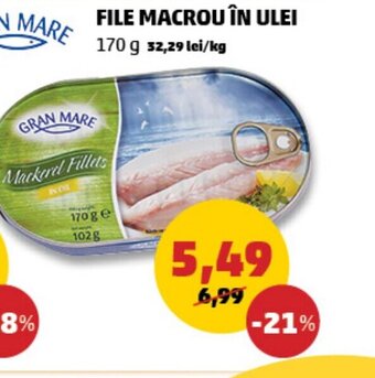 Penny FILE MACROU ÎN ULEI Ofertă