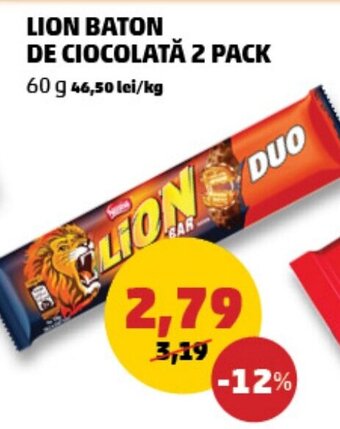 Penny LION BATON DE CIOCOLATĂ 2 PACK Ofertă