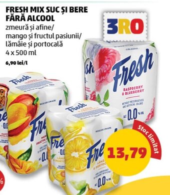 Penny FRESH MIX SUC ŞI BERE FĂRĂ ALCOOL Ofertă