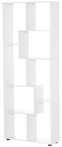 Favi Homcom biblioteca design modern, 8 rafturi, 70x24x178 cm | aosom ro Ofertă