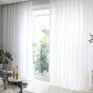 Favi Perdea triplu voal cu rejansa din bumbac tip fagure, premium, 1 buc Ofertă