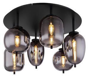 Favi Lustră aplicată blacky 6xe14/40w/230v neagră globo 15345-6d Ofertă