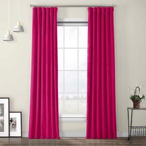 Favi Draperie din catifea cu rejansa din bumbac tip fagure, madison, densitate 700 g/ml, magenta, 1 buc Ofertă