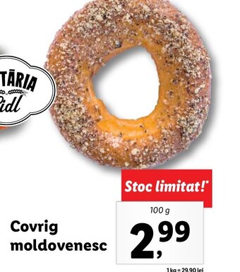 Lidl Covrig moldovenesc Ofertă