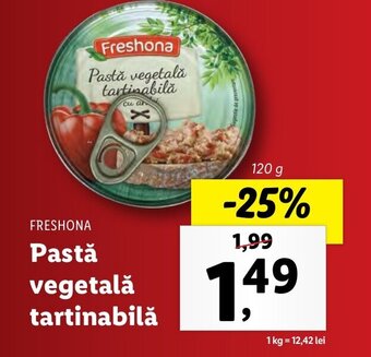 Lidl Pasta vegetală tartinabilă Ofertă