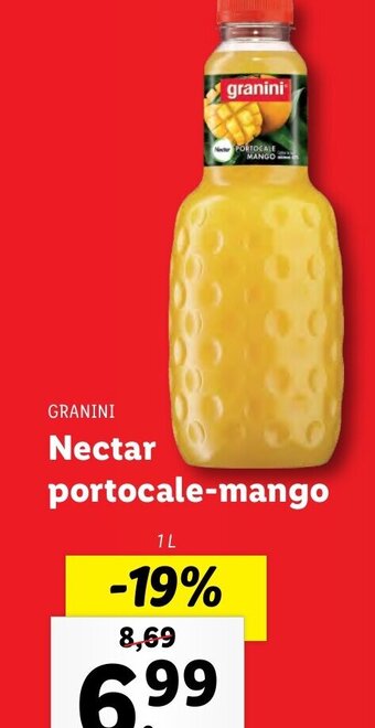 Lidl Nectar portocale-mango Ofertă