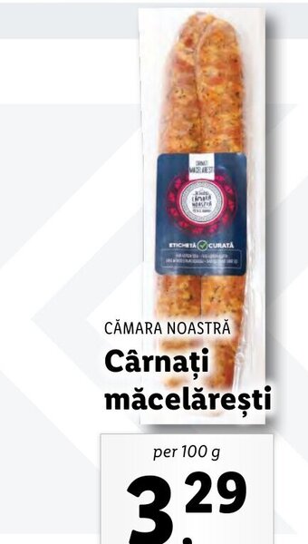 Lidl Cârnaţi măcelăreşti Ofertă