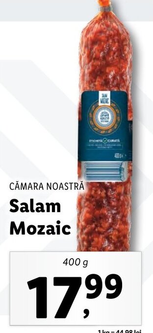 Lidl Salam Mozaic Ofertă
