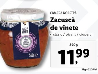 Lidl Zacuscă de vinete Ofertă