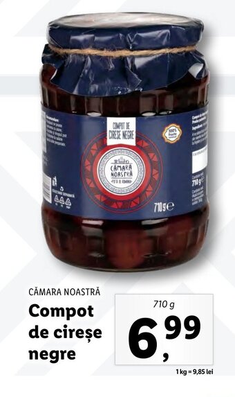 Lidl Compot de cireșe negre Ofertă