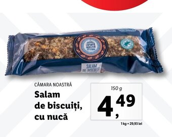 Lidl Salam de biscuiți, cu nucă Ofertă