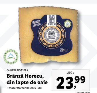 Lidl Brânză Horezu, din lapte de oaie Ofertă