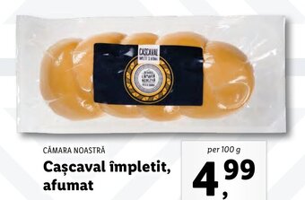 Lidl Caşcaval împletit, afumat Ofertă