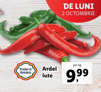 Lidl Ardei iute Ofertă