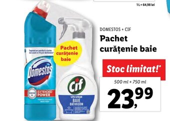 Lidl Pachet curățenie baie Ofertă