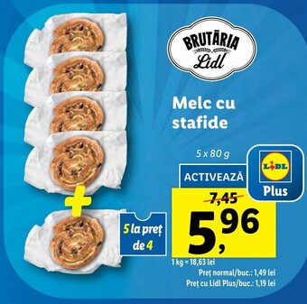 Lidl Melc cu stafide Ofertă
