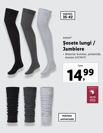 Lidl Șosete lungi / Jambiere Ofertă