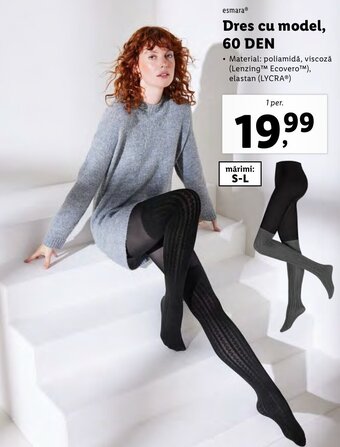 Lidl Dres cu model, 60 DEN Ofertă