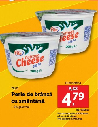 Lidl Perle de brânză cu smântână Ofertă