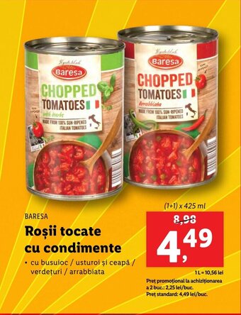 Lidl Roşii tocate cu condimente Ofertă