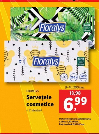 Lidl Şerveţele cosmetice Ofertă