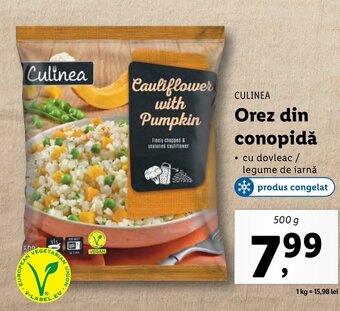 Lidl Orez din conopidă Ofertă