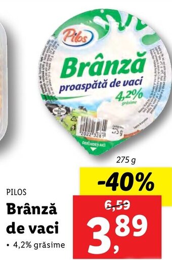 Lidl Brânză de vaci 4,2% grăsime Ofertă