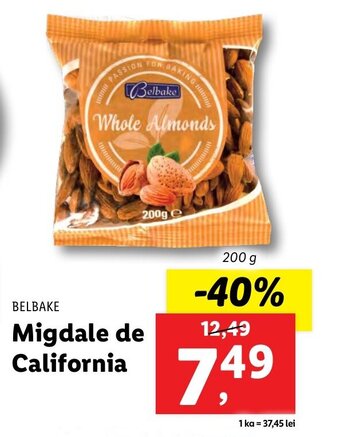 Lidl Migdale de California Ofertă