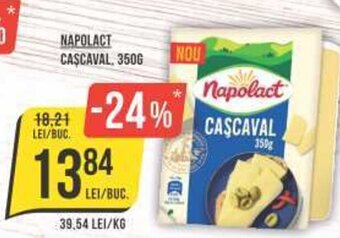 Mega Image NAPOLACT CAŞCAVAL, 350G Ofertă